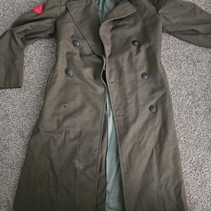 Vietnam War USMC Wool Overcoat Green Enlisted Marine Corps DSA 100-40